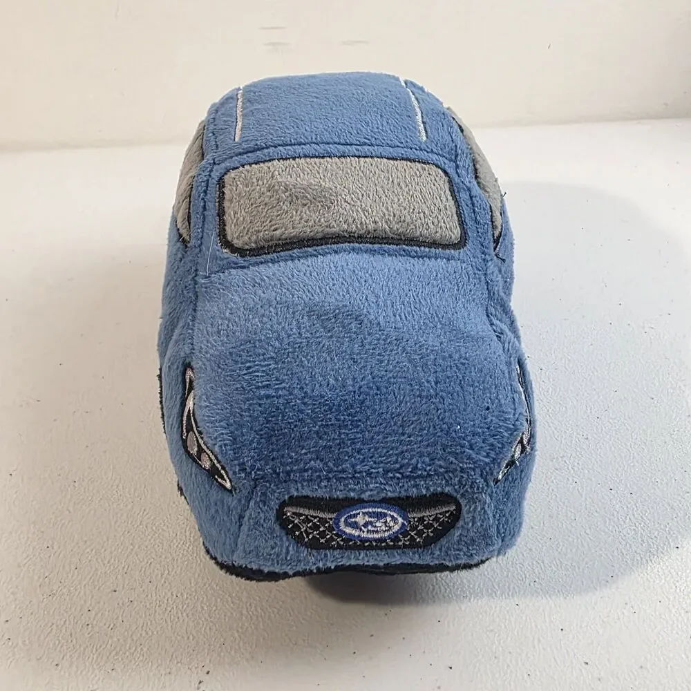 BARK BOX Subaru CROSSTREK SUV Pawstrek Blue Squeaky Car Dog Toy Plush New Nwt